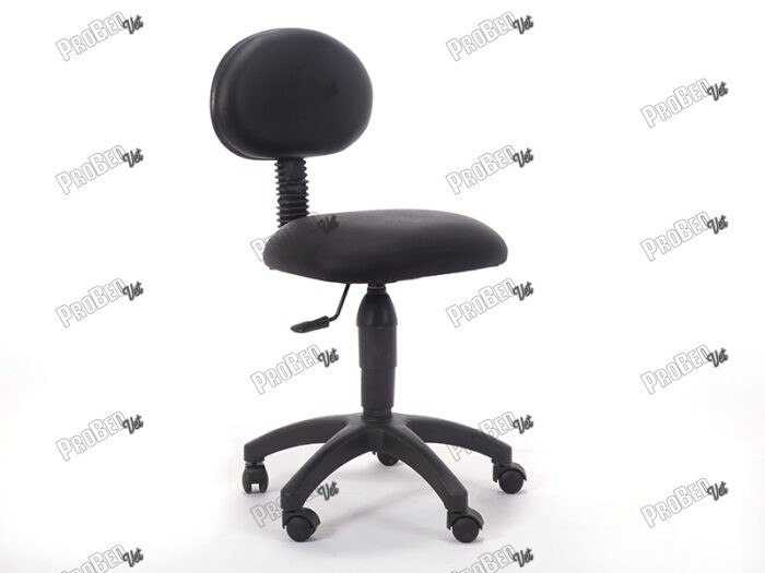 Amortisörlü Çalışma Sandalyesi Siyah - Plastik Ayak